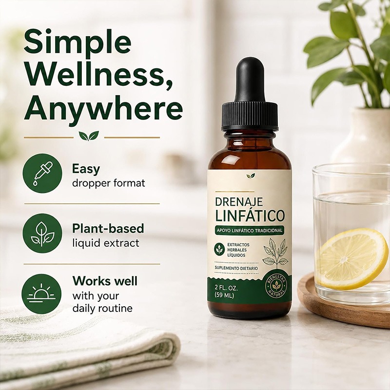 Herbal Wellness Liquid - 59ml Doğal Bitkisel Lenf Drenaj Damlaları